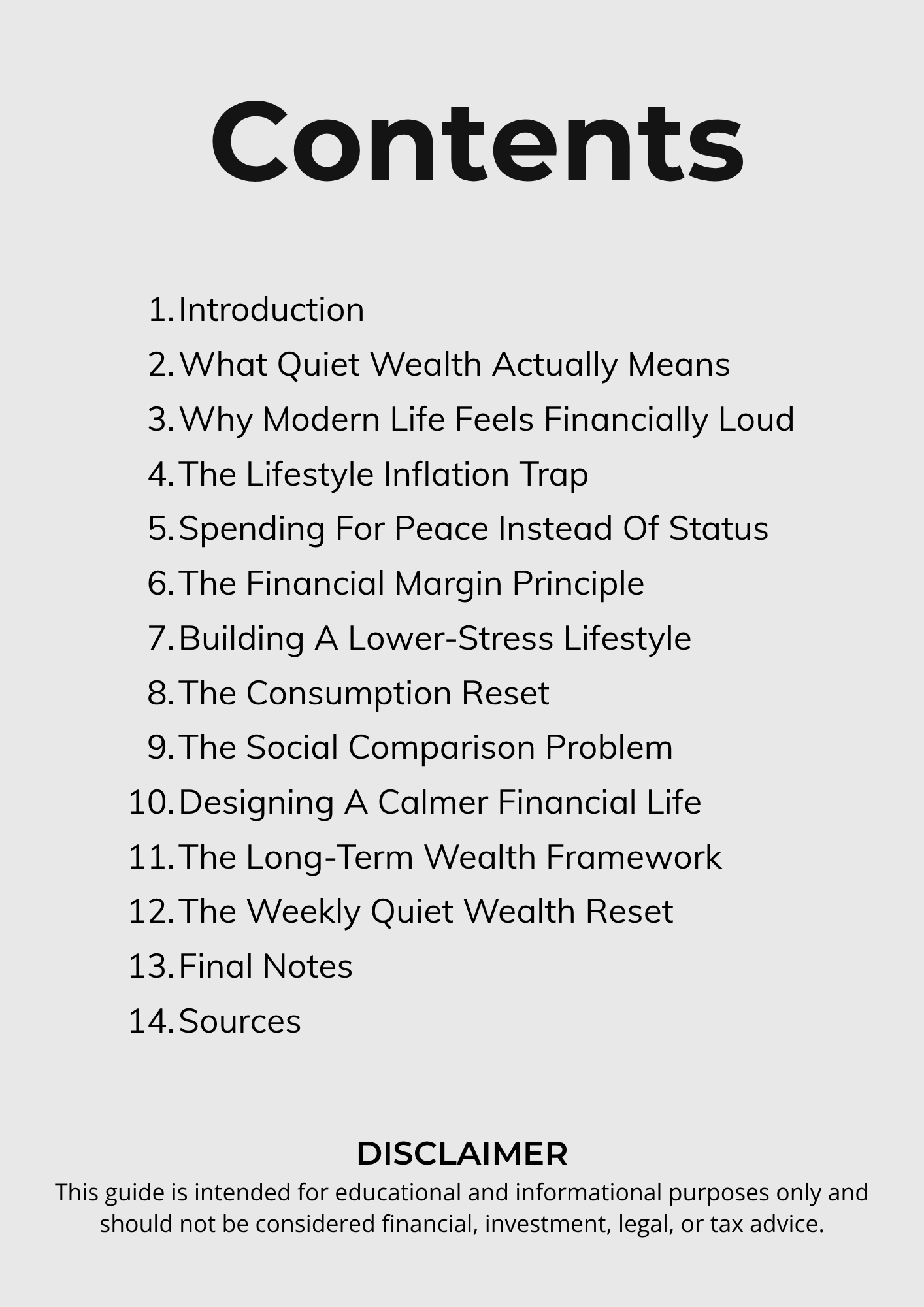 The Quiet Wealth Method