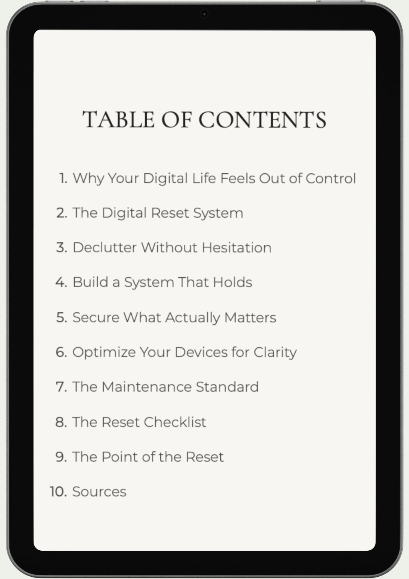 The Digital Reset Guide