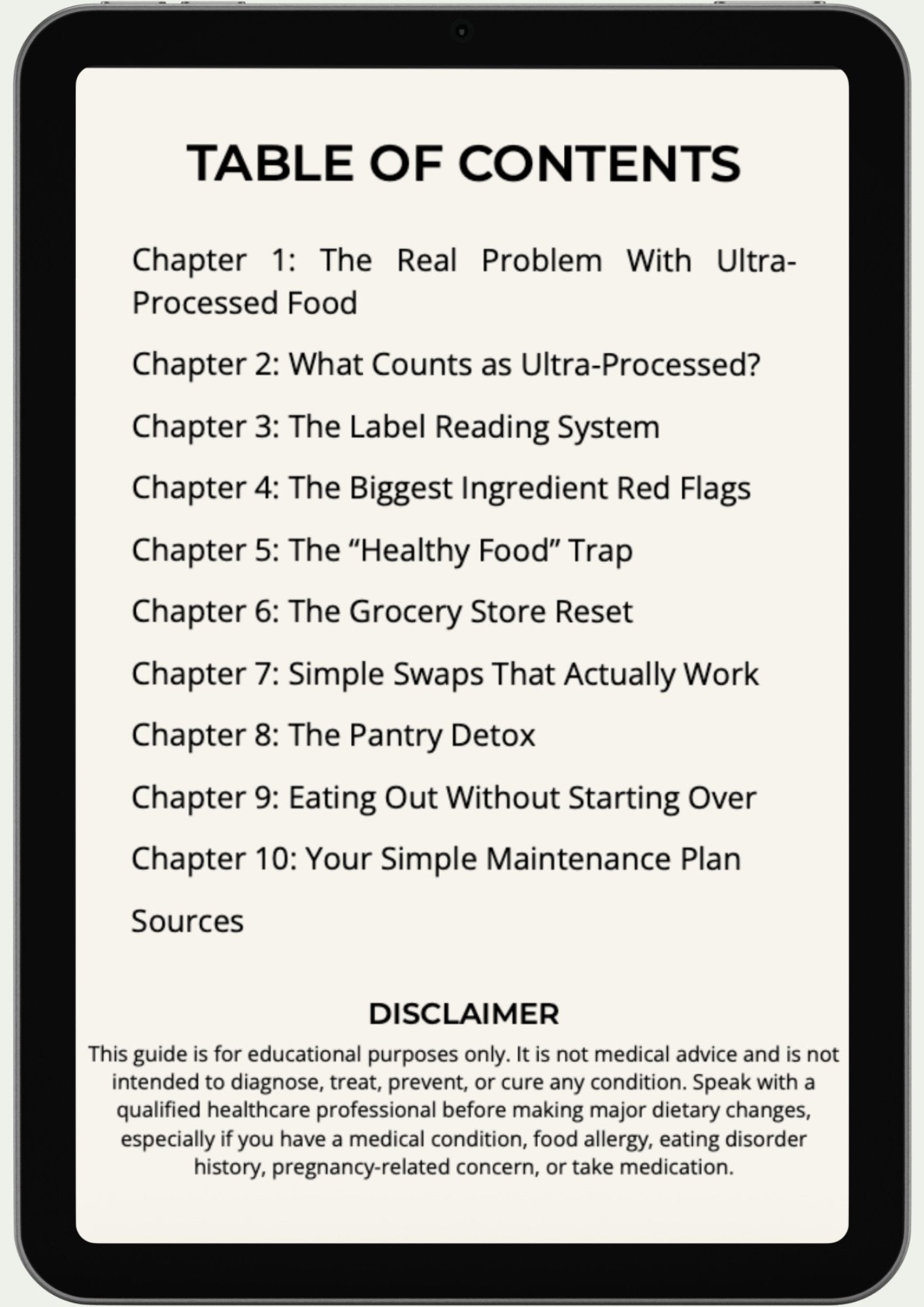 The Processed Foods Detox